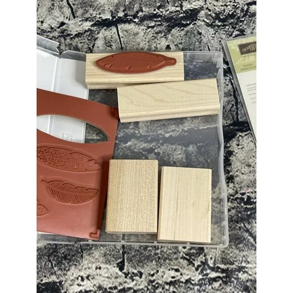 Stampin Up FOUR FEATHERS Stamp Set & FEATHERS Die Set - Picture 15 of 15